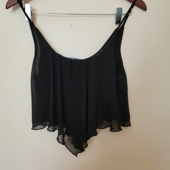 Willy Jay's Black Layered Tank Top Size Small - Picture 2 of 10